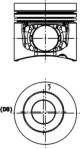 Piston - 40440600 KOLBENSCHMIDT - 04285668, 04285672, 20835577