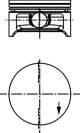Piston - 40632600 KOLBENSCHMIDT