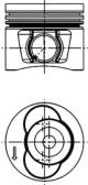 Piston - 40715620 KOLBENSCHMIDT - 0281902