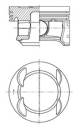 Piston - 41007610 KOLBENSCHMIDT