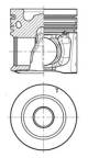 Piston - 40679600 KOLBENSCHMIDT - 0126/00, 04912470, 110162