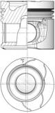 Piston - 41172620 KOLBENSCHMIDT