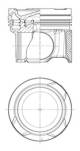Piston - 41296600 KOLBENSCHMIDT - 2104882, STU123015, 2115000