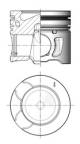 Piston - 41251610 KOLBENSCHMIDT