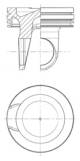 Piston - 41760600 KOLBENSCHMIDT - 4089963