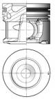 Complete piston with rings and pin - 41792610 KOLBENSCHMIDT