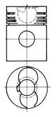 Piston - 92989600 KOLBENSCHMIDT - 3.02501.6805, 51.02501-0489, 3.02501.6838