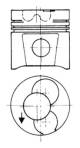 Piston - 93118600 KOLBENSCHMIDT - 6161758, 0142000, 093063