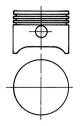 Piston - 40189605 KOLBENSCHMIDT - 6353130