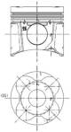 Piston - 99662600 KOLBENSCHMIDT - 04250587, 04282079, 2077/00