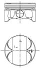 Piston - 40395600 KOLBENSCHMIDT - 082240, 11257561850