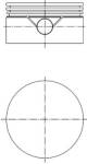 Piston - 99849600 KOLBENSCHMIDT - 51.54119-6001, 0042600, 100235