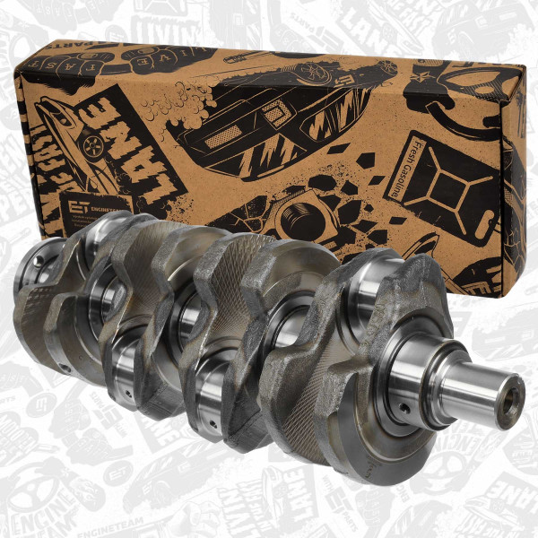 HK0165, Crankshaft, Crankshaft, ET ENGINETEAM, Nissan Opel Renault 2,5dCi/CDTI G9U 2001+, 8200314795, 8200590738, 8200015641, 11930, 8200231611, 93192737