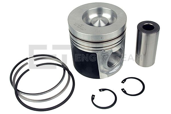 PM005200, Piston, Complete piston with rings and pin, ET ENGINETEAM, 04259101, 04290313, 04295313, 04501353, 040320101300, 1019300, 40908600, 41506600, 04259116