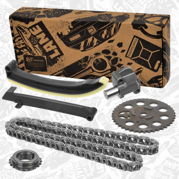 RS0011, Timing Chain Kit, Timing chain kit, ET ENGINETEAM, Smart Cabrio/City-Coupe/Roadster/Fortwo 0,6/0,7i M 160 E6AL 1998-2007, 0004822V002000000, 1600500211, 1600500211S2, 1600500269, 1600520016, 1600520101, 1600520116, 55195294, 30644, 383200