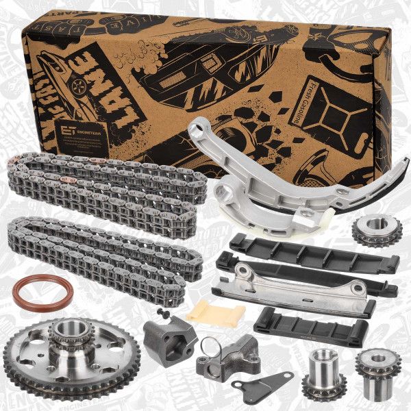 RS0026, Timing Chain Kit, Timing chain kit, ET ENGINETEAM, Nissan Navara/Pathfinder 2,5DI/dCi YD25DDTi 2001+