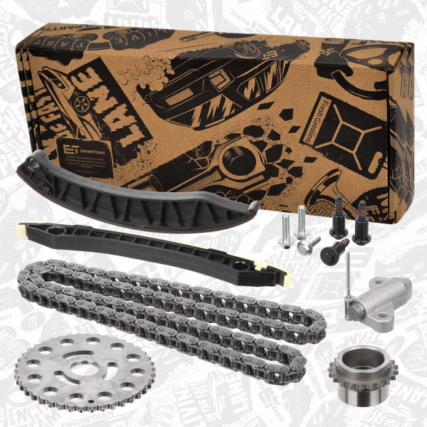 RS0028, Timing Chain Kit, Timing chain kit, ET ENGINETEAM, Opel Vivaro, Renault Espace/Laguna/Megane 2,0DCTI/dCi M9R 2005+, 8200343394, 8200918795, 8200918797, 8200955639, 8200337109, 4452569, 7701476597, 93161656, 93198847