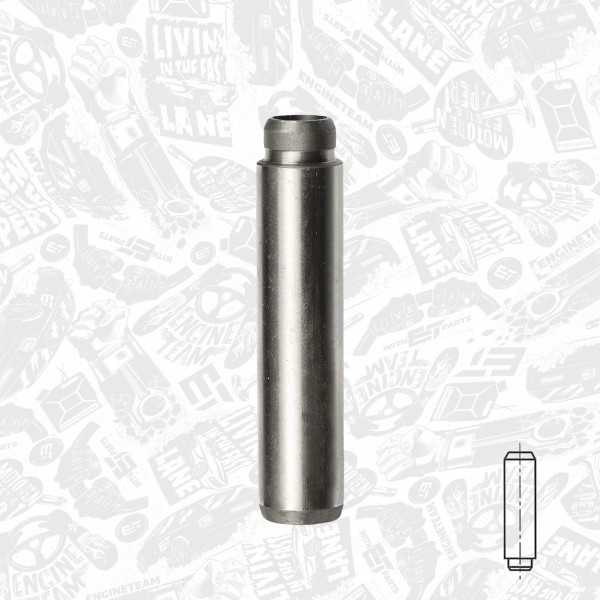 VG0025, Valve Guides, Valve guide inlet / exhaust, ET ENGINETEAM, Mercedes-Benz Touro OM 924/926 2001+, G11336