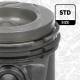 Piston - PM003800 ET ENGINETEAM - 8200405109, 87-123400-30