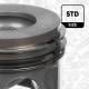 Piston - PM005800 ET ENGINETEAM - 9C1Q-6110-EAA, 9C1Q6110EAA, 41252600