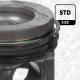 Piston - PM008100 ET ENGINETEAM - 87-123400-40, 8712340040