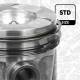 Piston - PM008900 ET ENGINETEAM - 55204145, 55232072, 55253576