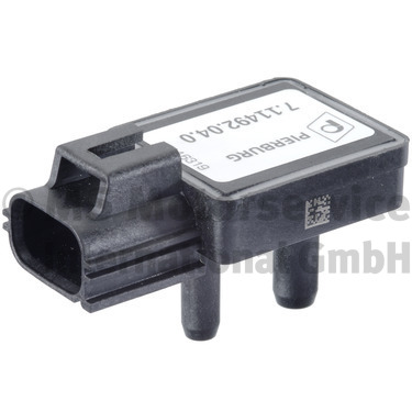 7.11492.04.0, Sensor, exhaust pressure, Other electric parts, PIERBURG, 0906279, 1600077, 1606610880, 215910001000, 30713750, 411770033, 6PP009409-281, 84.492, 92091026, 9677016780, V25-72-1192, WG1494141, 30785486, 6G9N-5L200-AB