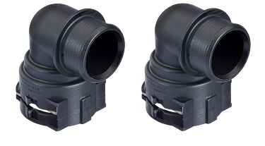 Hose Connector, radiator hose - 120000212909 PIERBURG